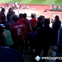ВИДЕО: Мишел Платини подкрепи ЦСКА срещу Левски